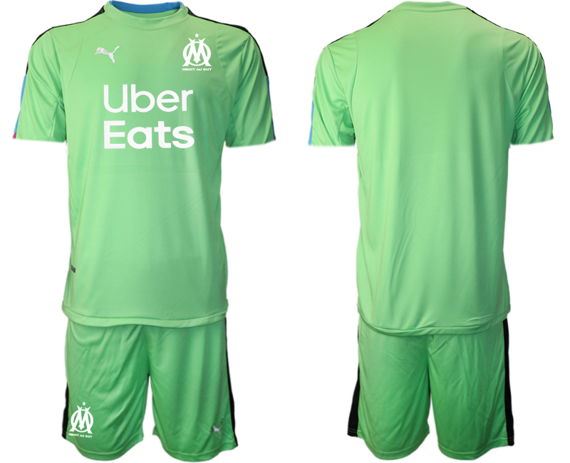 2020-21 Olympique De Marseille fruit green goalkeeper soccer jerseys