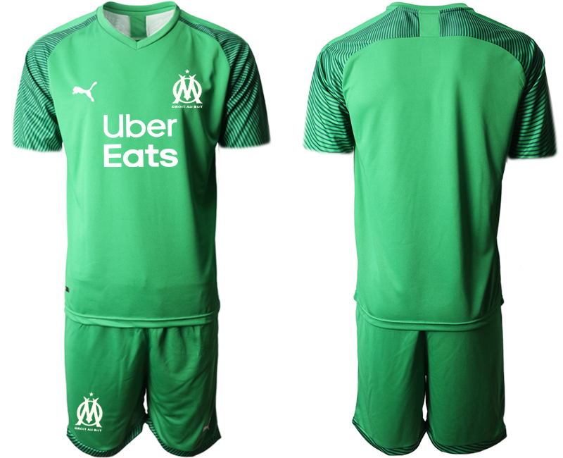 2020-21 Olympique De Marseille green goalkeeper soccer jerseys