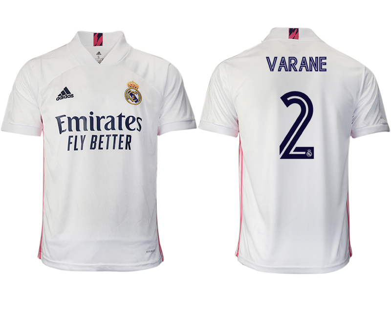 2020-21 Real Madrid home aaa version 2# VARANE soccer jerseys