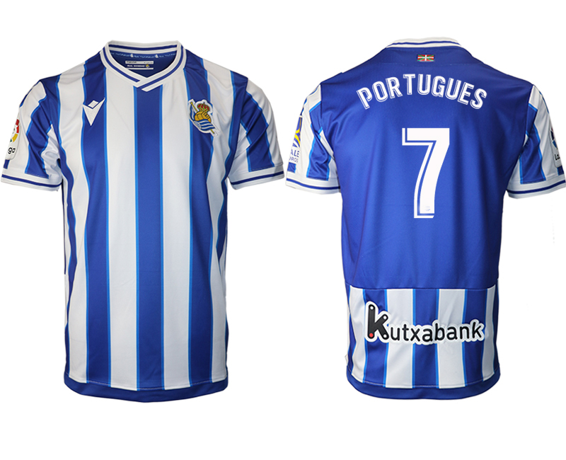 2020-21 Real Sociedad home aaa version 7# PORTUGUES soccer jerseys
