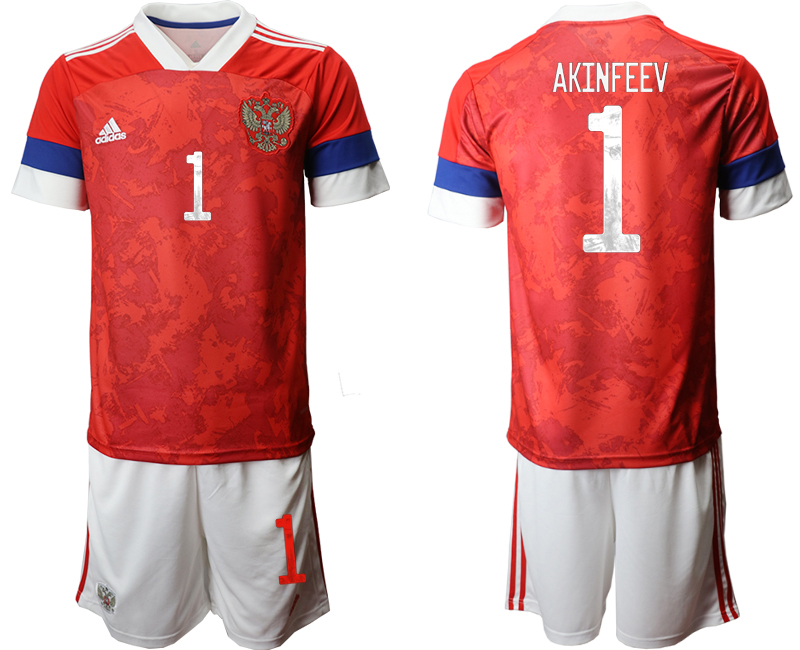 2020-21 Russia home 1# AKINFEEV soccer jerseys