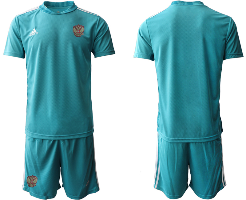 2020-21 Russia lake blue goalkeeper soccer jerseys