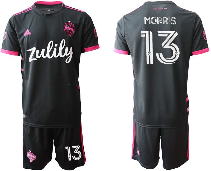 2020-21 Seattle Sounders 13 MORRIS Away Soccer Jersey