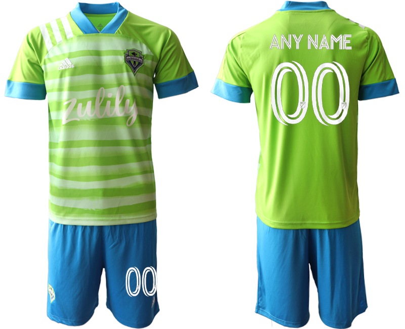 2020-21 Seattle Sounders Customized Home Soccer Jersey