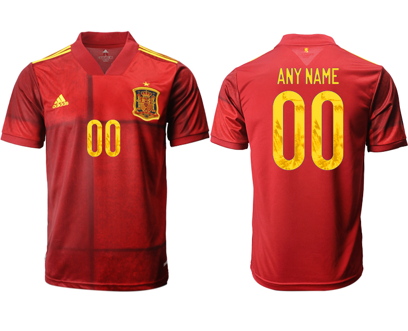 2020-21 Spain home aaa version any name custom soccer jerseys