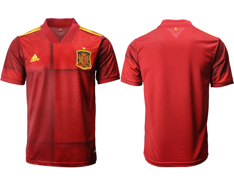 2020-21 Spain home aaa version soccer jerseys
