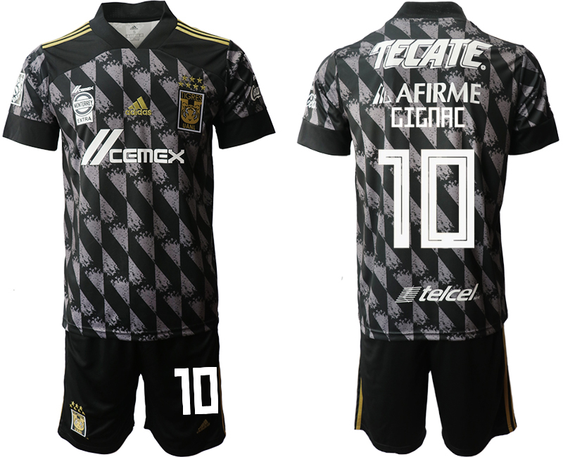 2020-21 Tigres UANL 10 GIGNAC Third Soccer Jersey