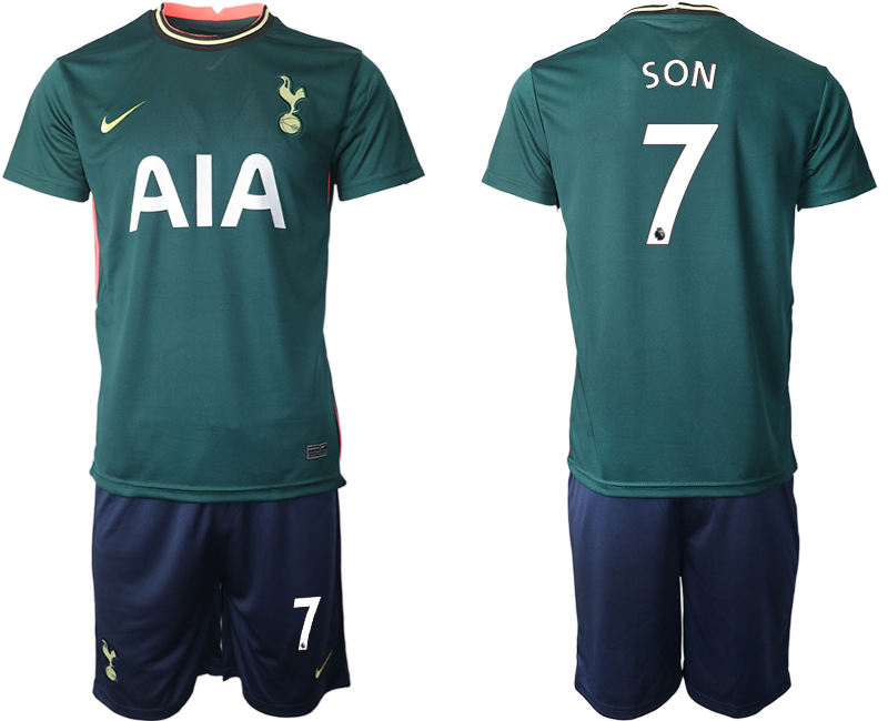 2020-21 Tottenham Hotspur away 7# SON soccer jerseys