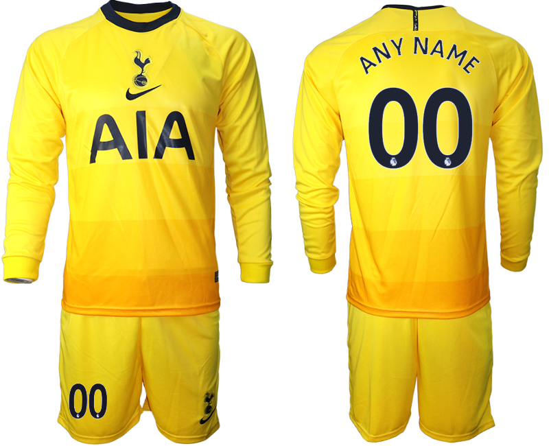 2020-21 Tottenham Hotspur away any name custom long sleeve soccer jerseys