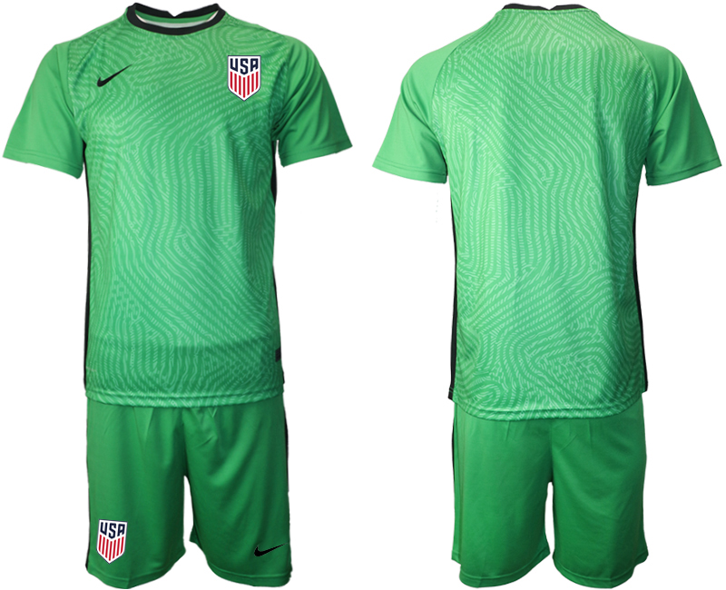 2020-21 United States green goalkeeper soccer jerseys