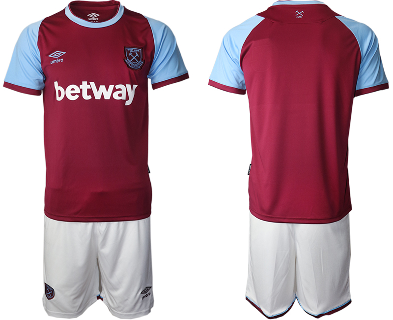 2020-21 West Ham United home soccer jerseys