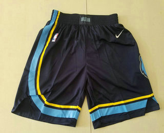 Men's Memphis Grizzlies Black 2019 Nike Swingman Stitched NBA Shorts