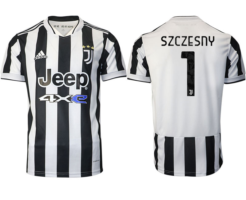 2021-22 Juventus home aaa version 1# SZCZESNY soccer jerseys