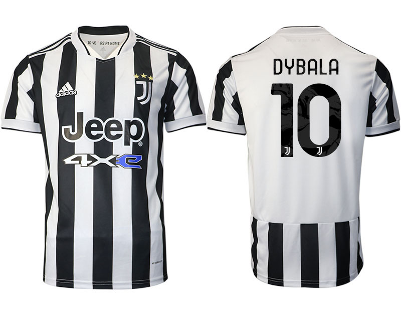 2021-22 Juventus home aaa version 10# DYBALA soccer jerseys