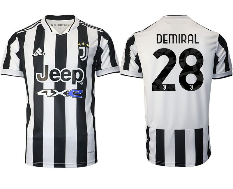 2021-22 Juventus home aaa version 28# DEMIRAL soccer jerseys