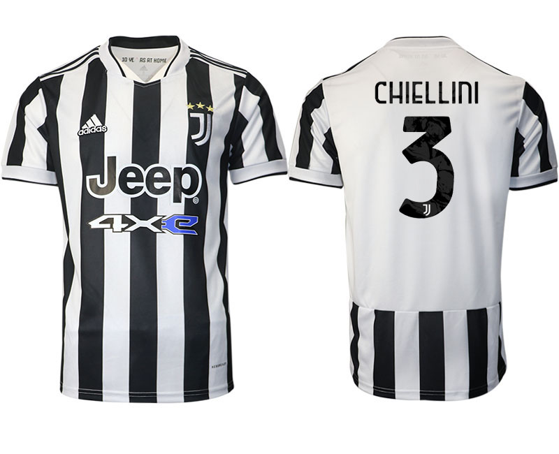 2021-22 Juventus home aaa version 3# CHIELLINI soccer jerseys