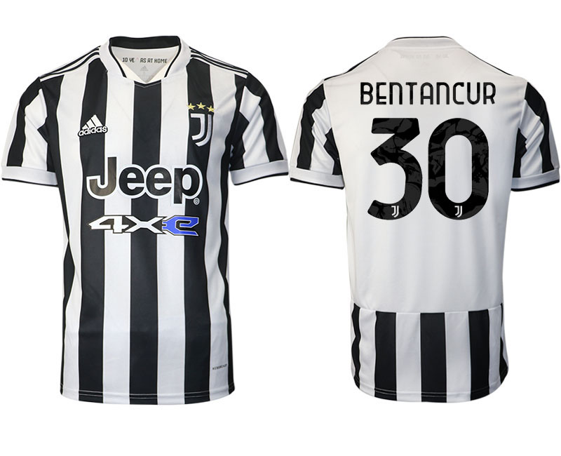2021-22 Juventus home aaa version 30# BENTANCUR soccer jerseys