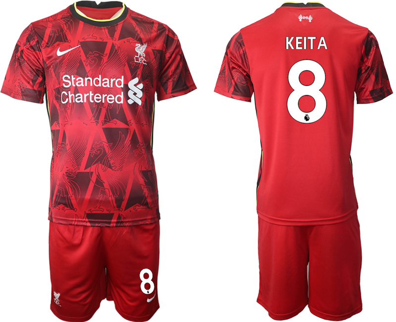 2021-22 Liverpool home 8# KETIA soccer jerseys