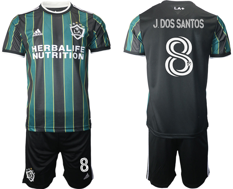 2021-22 Los Angeles Galaxy away 8# J.DOS SANTOS soccer jerseys