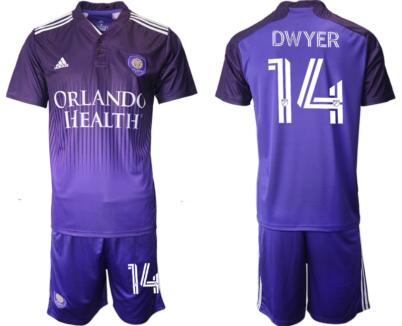 2021-22 Orlando City home aaa version 14# DWYER soccer jerseys