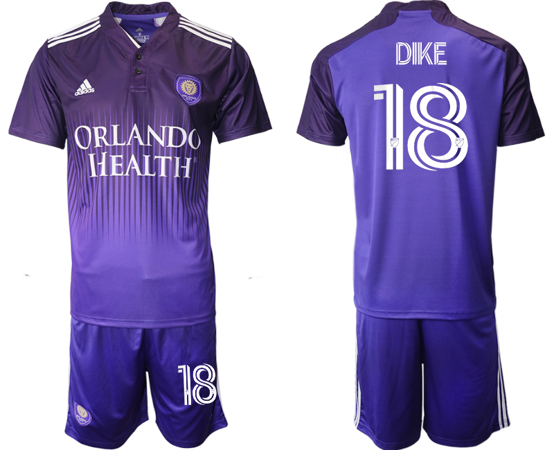 2021-22 Orlando City home aaa version 18# DIKE soccer jerseys
