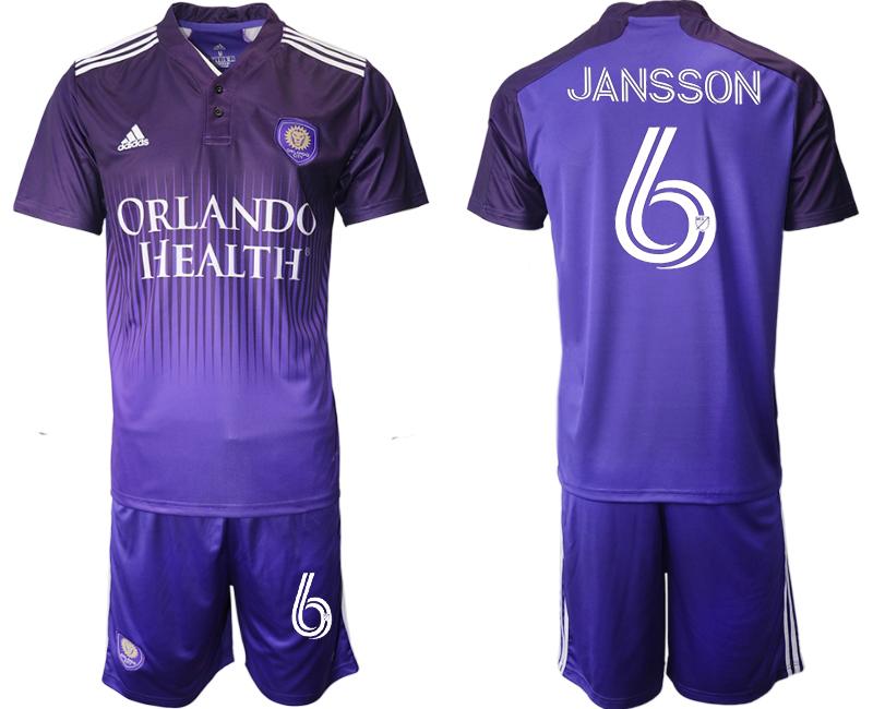 2021-22 Orlando City home aaa version 6# JANSSON soccer jerseys