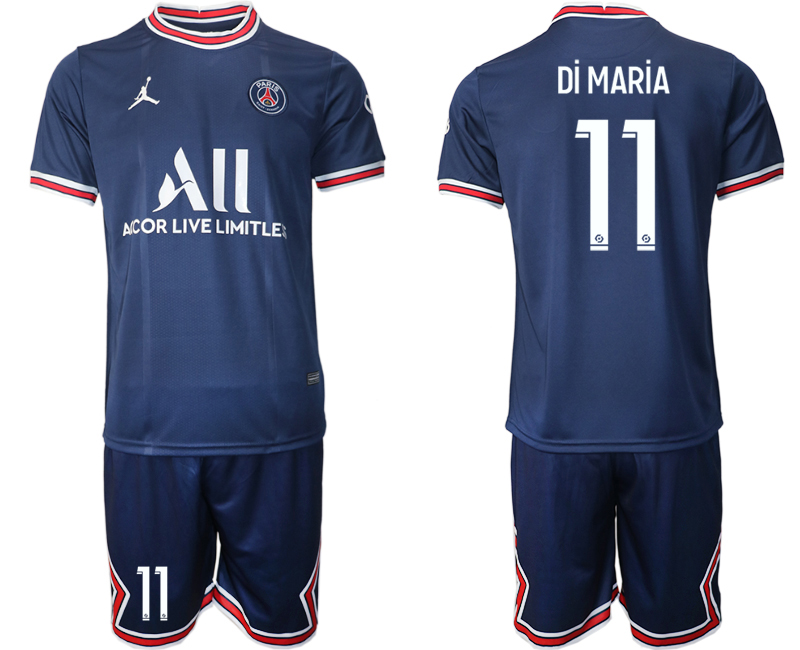 2021-22 Paris Saint-Germain home 11# DI MARIA soccer jerseys