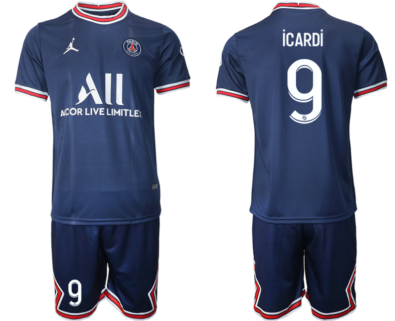 2021-22 Paris Saint-Germain home 9# ICARDI soccer jerseys
