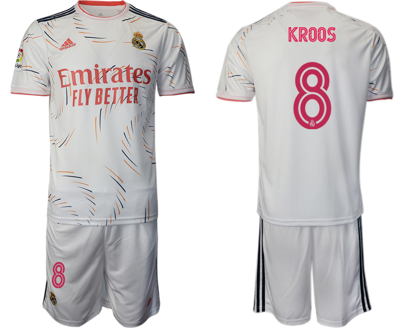 2021-22 Real Madrid home 8# KROOS soccer jerseys