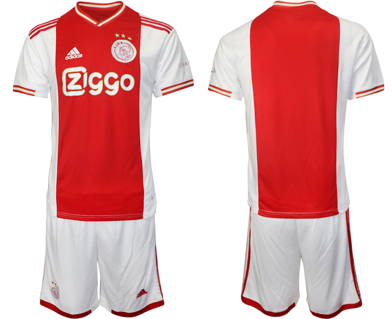 2022-2023 AFC Ajax Blank home jerseys Suit