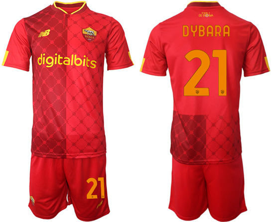 2022-2023 AS Roma 21 DYBARA home jerseys Suit