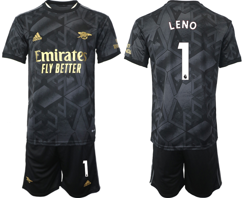 2022-2023 Arsenal 1 LENO DAVID LUIZ Away jerseys Suit
