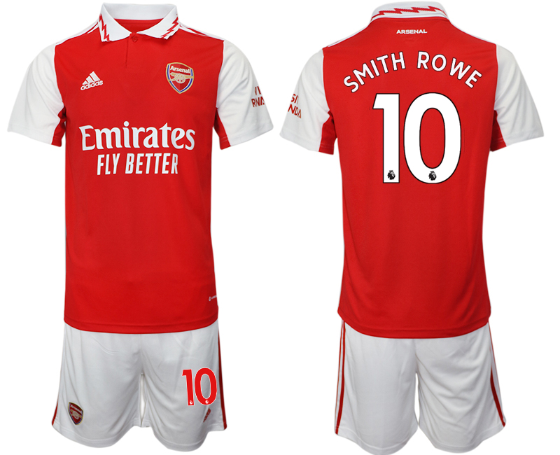 2022-2023 Arsenal 10 SMITH ROWE home jerseys Suit