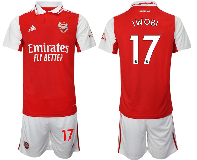 2022-2023 Arsenal 17 IWOBI home jerseys Suit