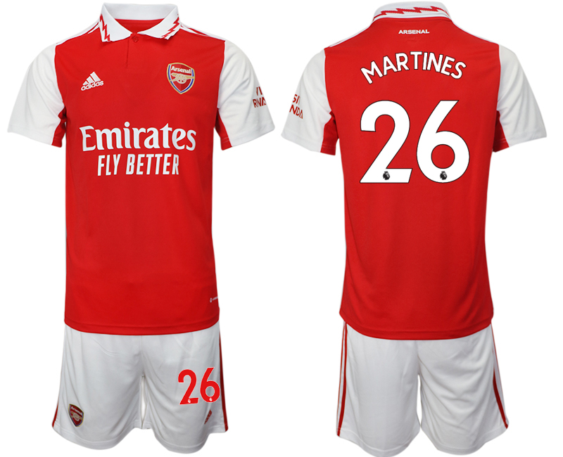 2022-2023 Arsenal 26 MARTINES home jerseys Suit