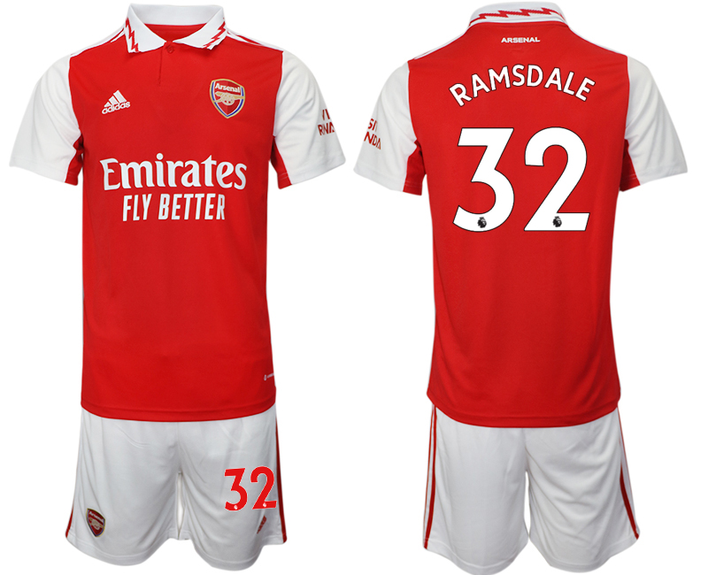 2022-2023 Arsenal 32 RAMSDALE home jerseys Suit