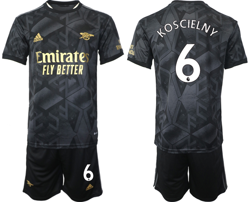 2022-2023 Arsenal 6 KOSCIELNY Away jerseys Suit