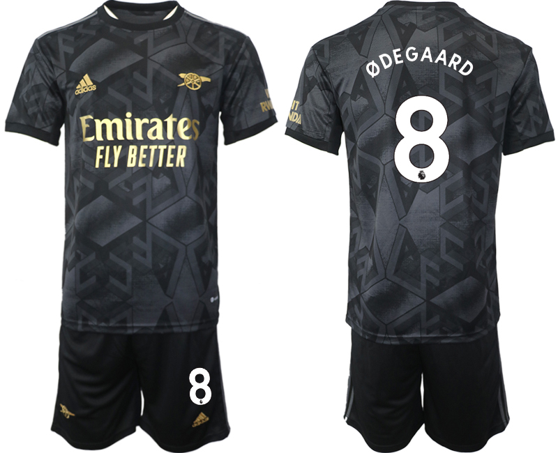 2022-2023 Arsenal 8 ODEGAARD Away jerseys Suit