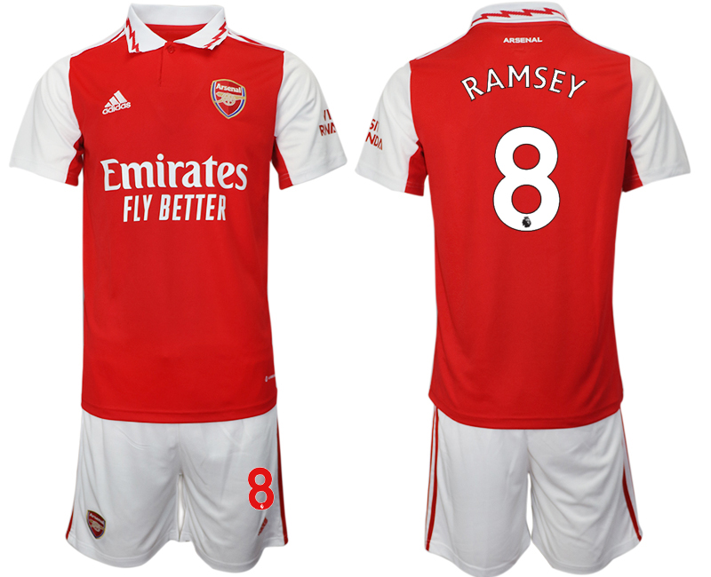 2022-2023 Arsenal 8 RAMSEY home jerseys Suit