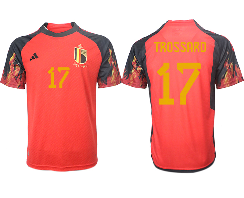 2022-2023 Belgium 17 TROSSARD home aaa version jerseys