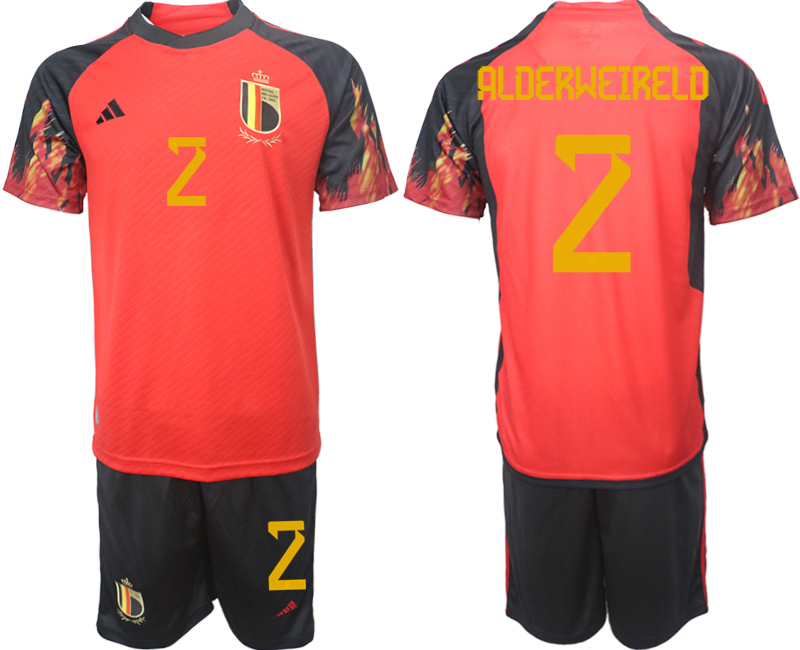 2022-2023 Belgium 2 ALDERWEIRELD home jerseys Suit