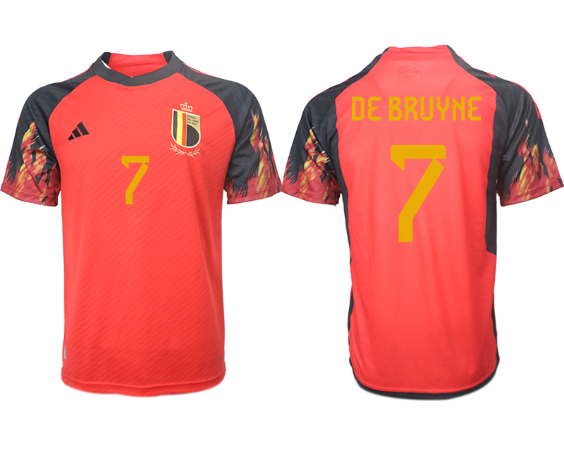 2022-2023 Belgium 7 DE BRUYNE home aaa version jerseys