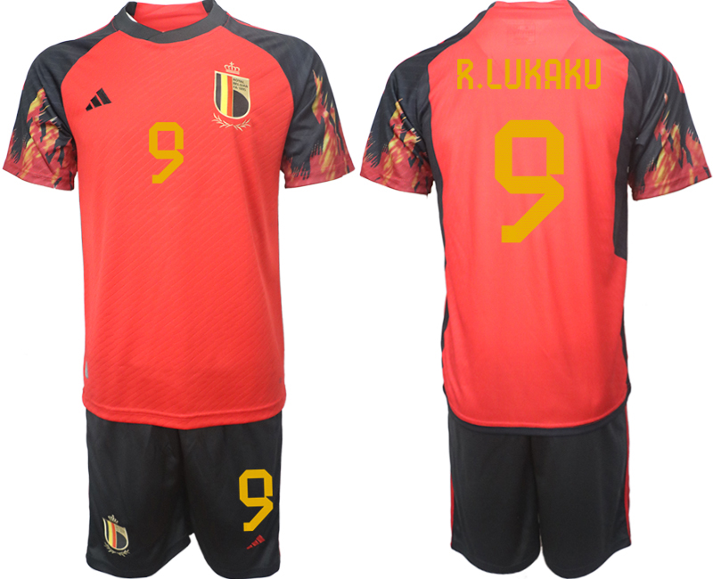 2022-2023 Belgium 9 R.LUKAKU home jerseys Suit