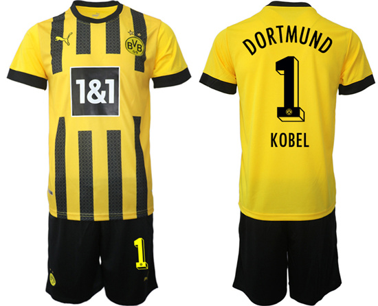 2022-2023 Borussia Dortmund 1 KOBEL home jerseys Suit