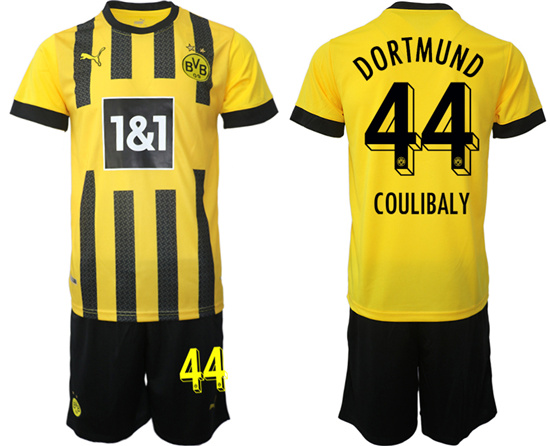 2022-2023 Borussia Dortmund 44 COULIBALY home jerseys Suit