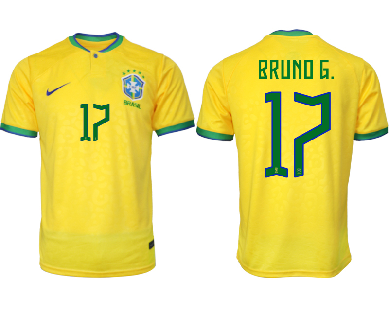 2022-2023 Brazil 17 BRUNO G. home aaa version jerseys
