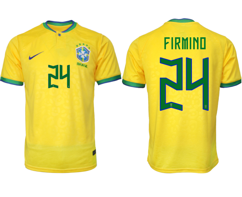 2022-2023 Brazil 24 FIRMINO home aaa version jerseys