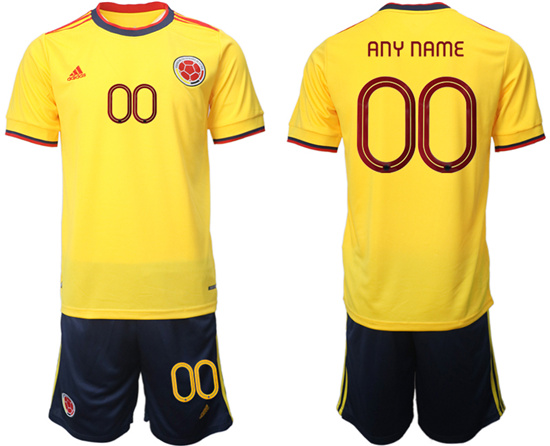 2022-2023 Colombia Custom home jerseys Suit