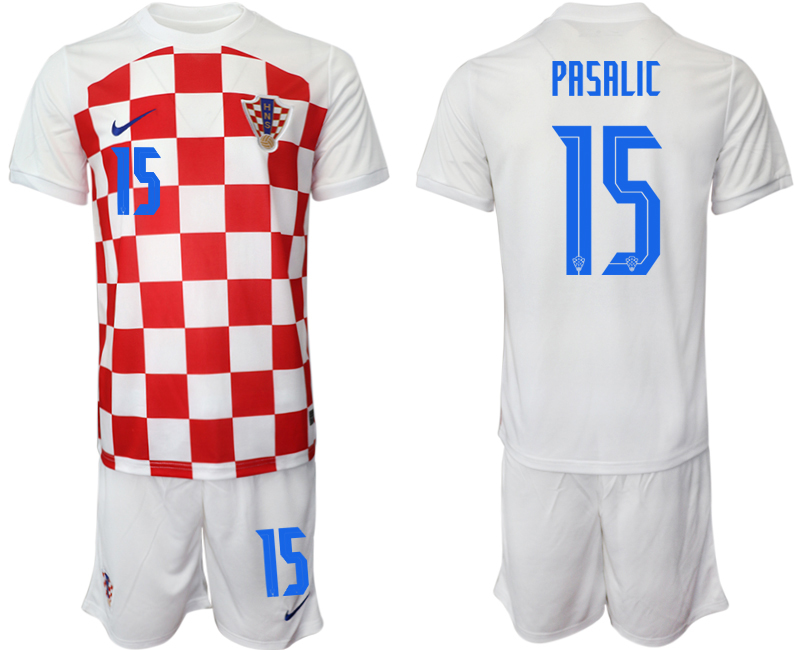 2022-2023 Croatia 15 PASALIC home jerseys Suit