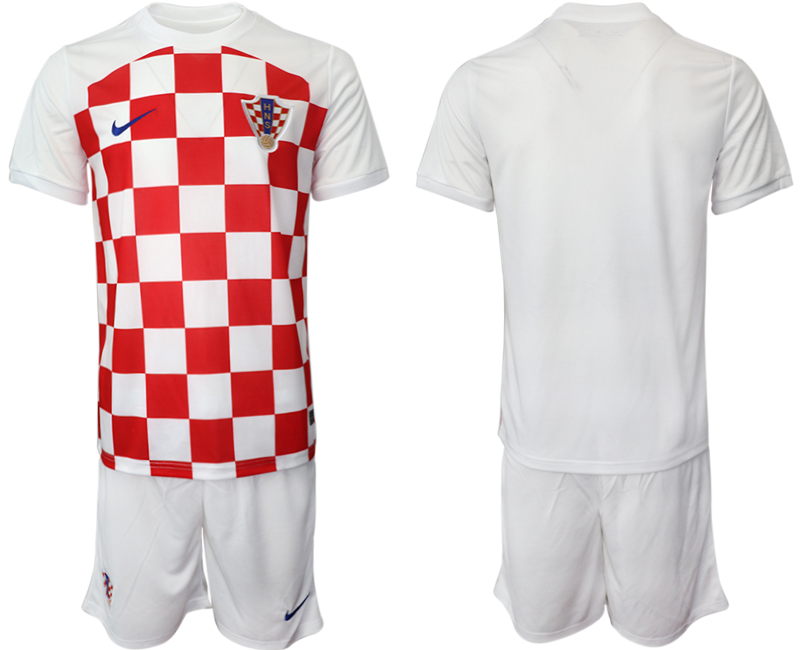 2022-2023 Croatia Blank home jerseys Suit